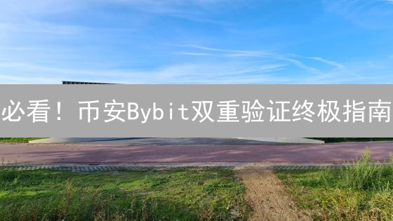 必看！币安Bybit双重验证终极指南：防盗秘籍！
